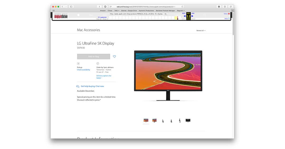 Apple Didn’t Delete LG 5K Display Reviews Because They Were Never There