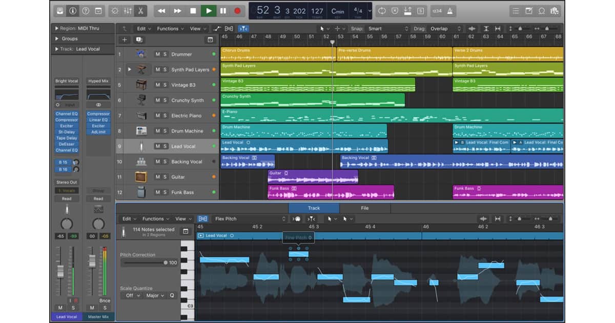Apple Releases Logic Pro X 10.3.1 with Security Fix, Improved Regions and iOS GarageBand Support