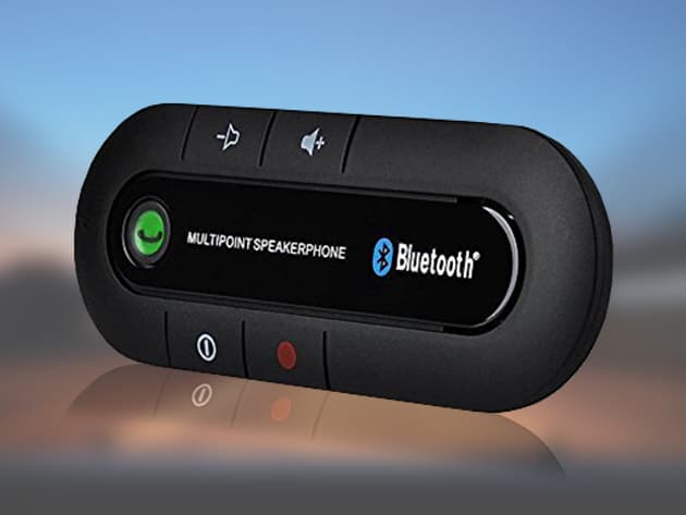 MultiPoint Bluetooth Car Speaker Phone: $42.95