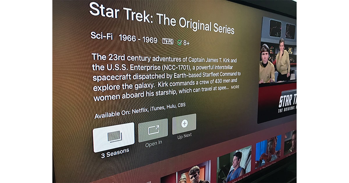 Netflix in Apple's TV app