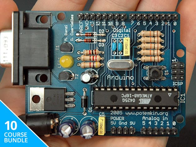 The 2017 Arduino Starter Kit and Course Bundle: $75