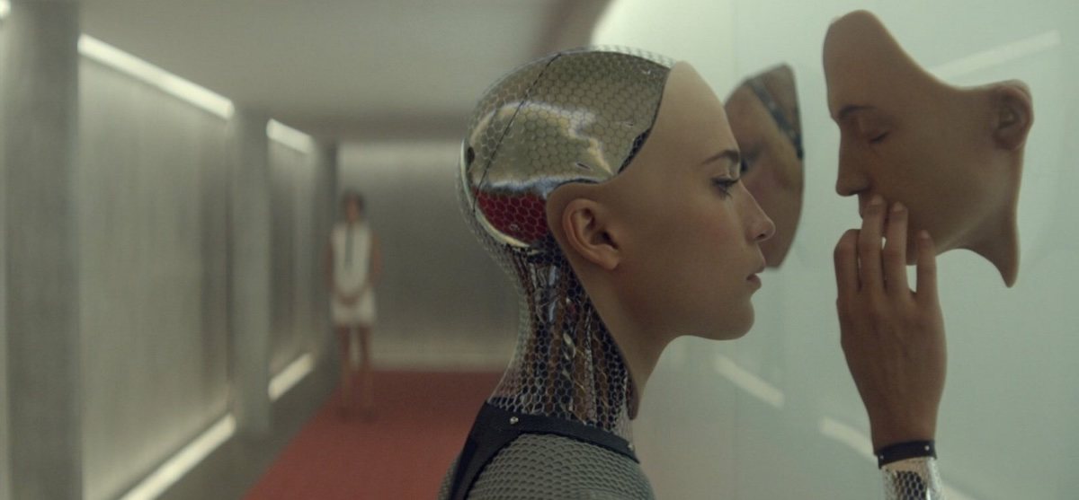Alicia Vikander as AI/android Ava. AI Technology.