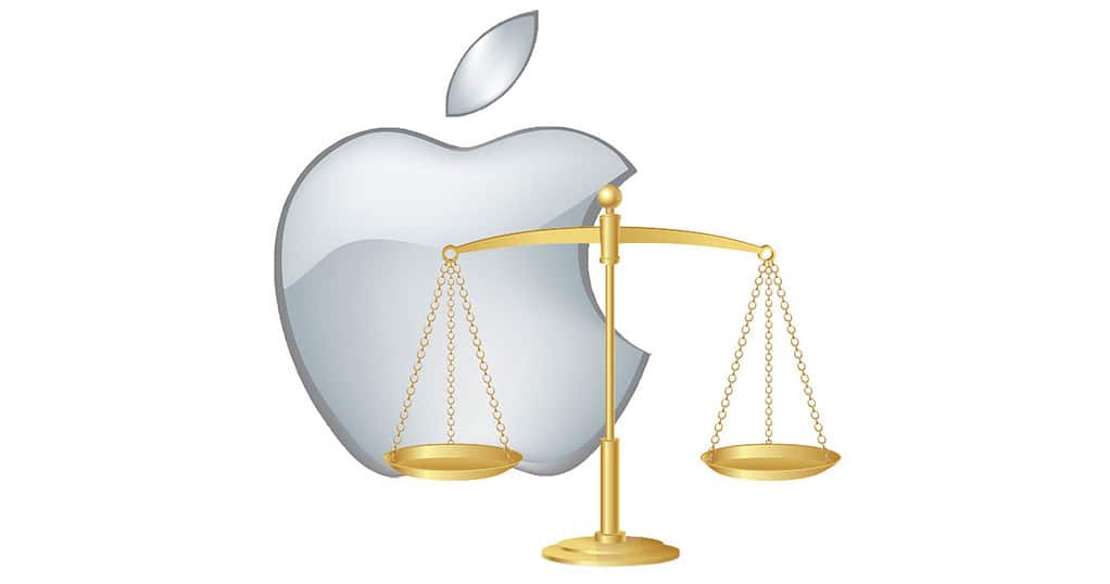 Apple Scales of Justice