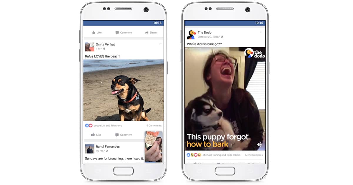 Facebook setting audio to always on by default in its iPhone and Android apps