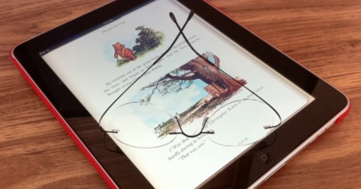 iPad with e-Book