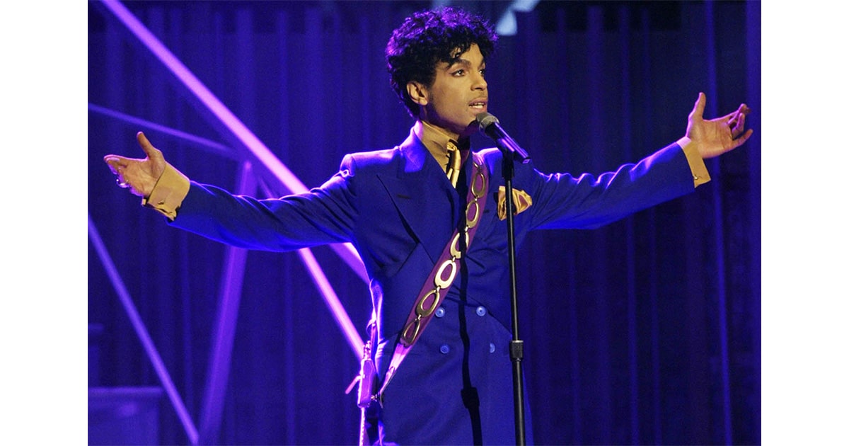 Prince albums on Apple Music in February - AP photo of Prince at the 46th Grammy Awards