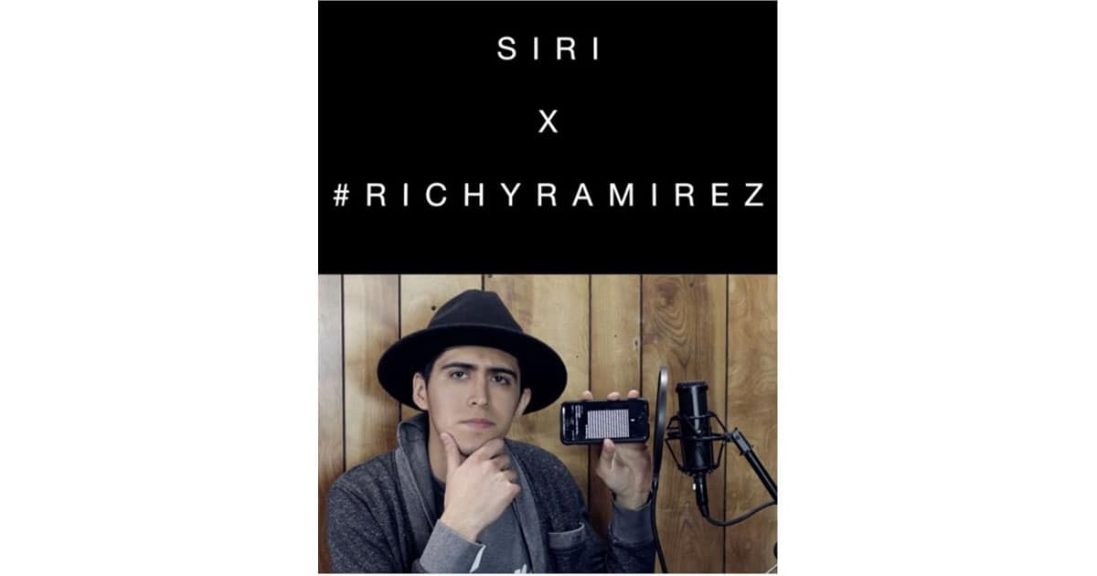 Ricky Ramirez on Instagram with Siri
