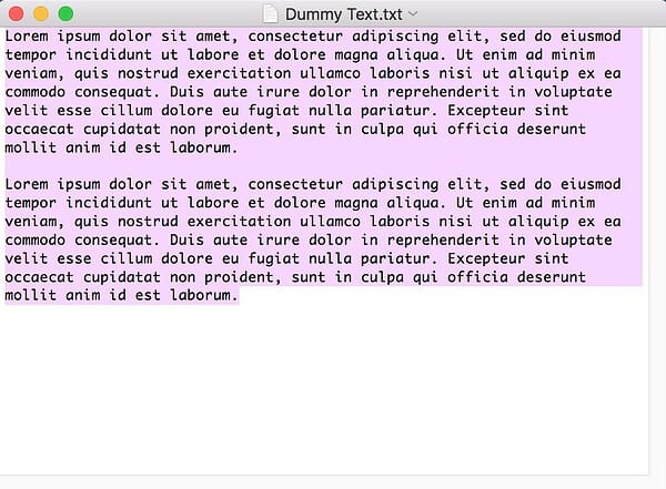macOS: Basic Tricks for Fast Text Selection