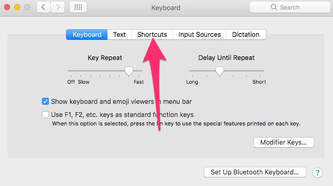 Navigating to customize the Services Menu in System Preferences to optimize macOS
