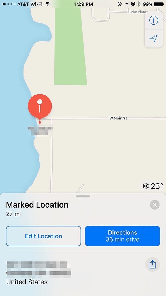 Share My Location by setting a marker in Maps