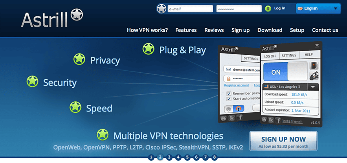 astrill vpn service