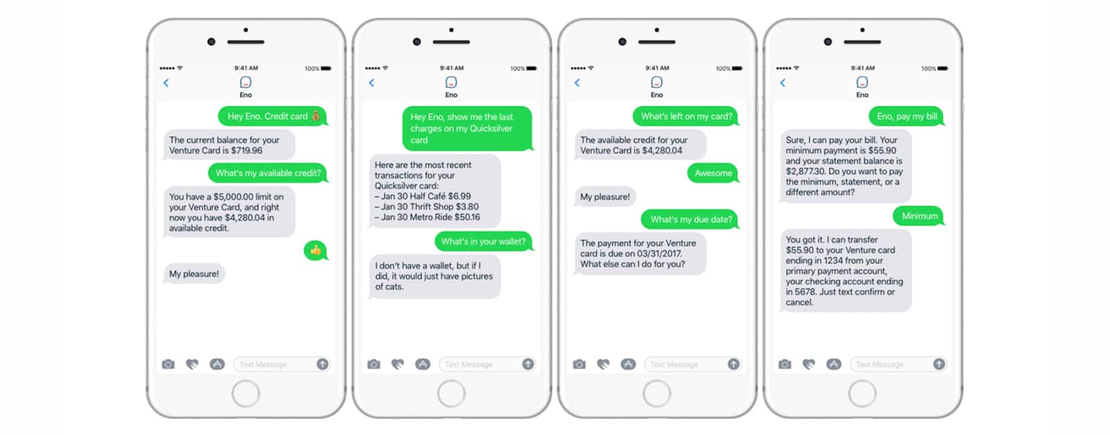 Capital One Launched A Natural Language Chatbot Named Eno