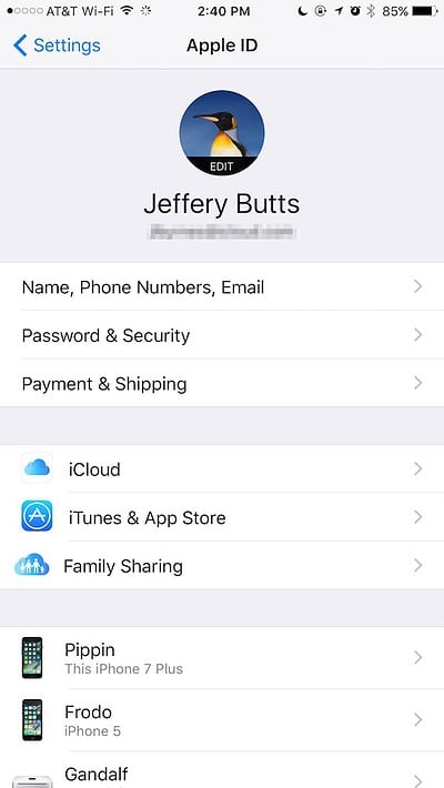Ios Icloud Setting iOS 10.3: Your iCloud Settings Just Got Easier to Manage