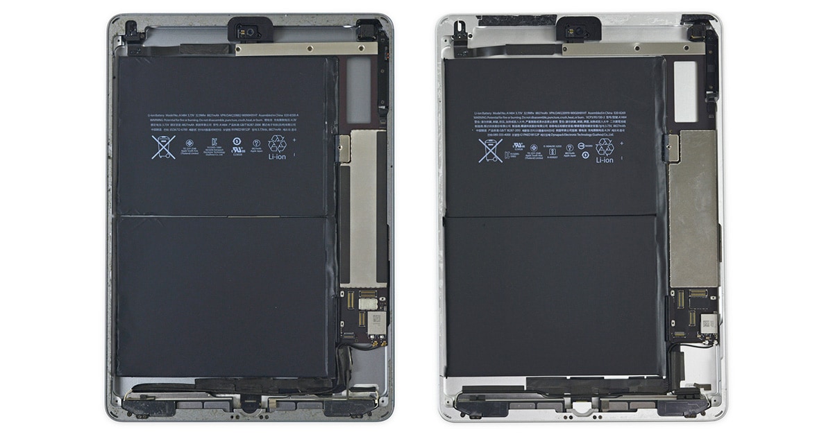 iFixit Teardown Shows New iPad is a Repackaged First-gen iPad Air