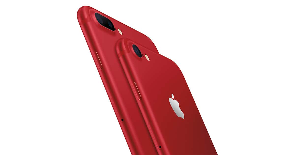 Apple Adds (PRODUCT)RED to iPhone 7 Lineup