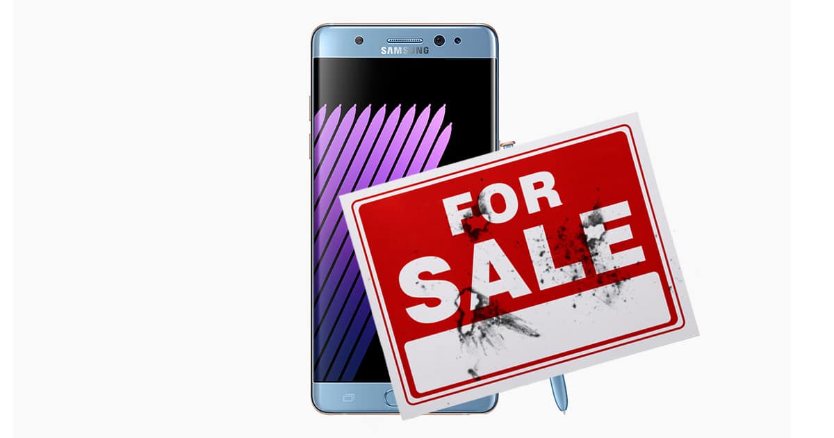 Samsung's combustible Galaxy Note 7 is going back on sale as a refurbished smartphone