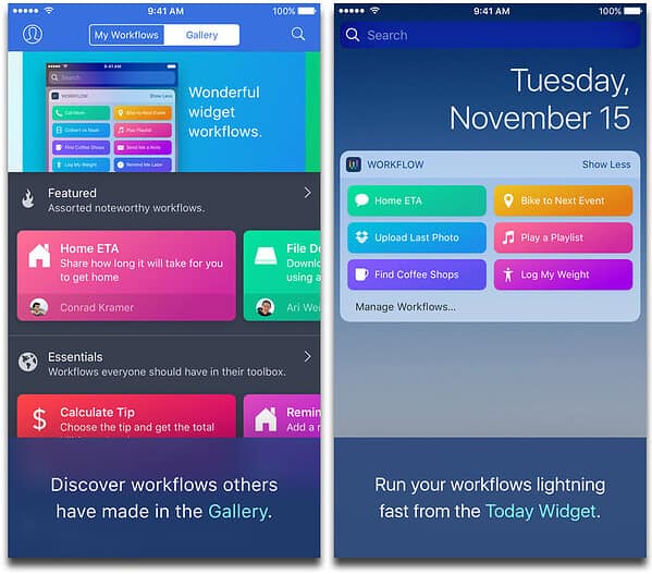 Workflow Ios Apple Acquires Workflow App and Developers, Makes Workflow Free Download