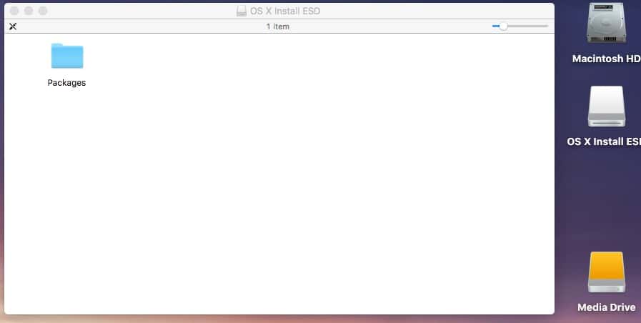 install mac os recovery mode created partition