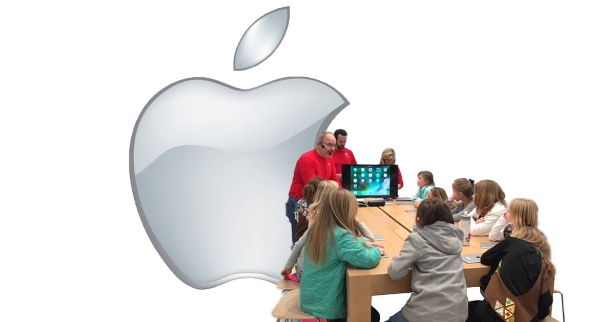 Apple Stores using Today in Apple program to draw in the community