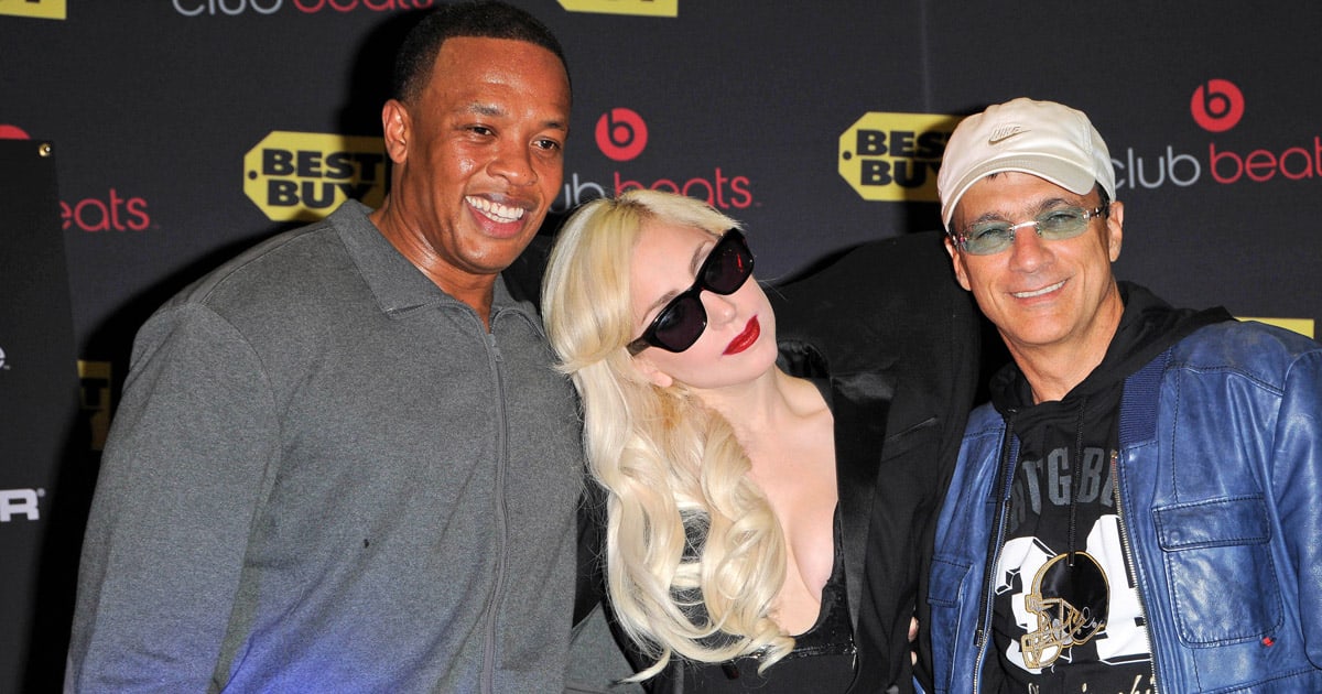 Dr. Dre, Lady Gaga, Jimmy Iovine