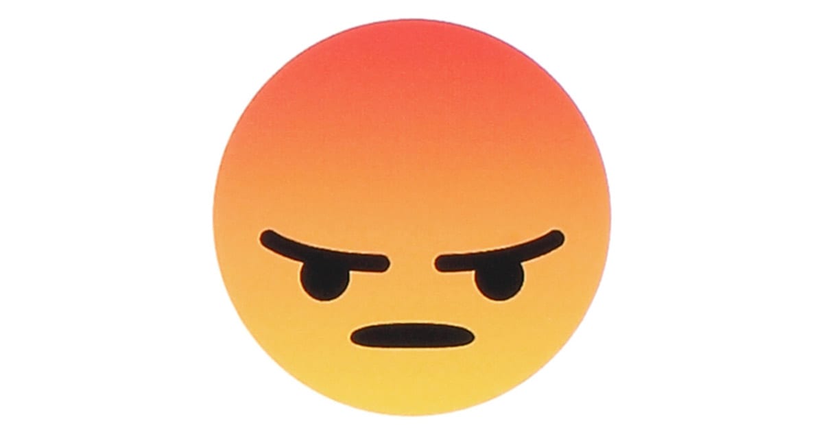 Facebook Angry Emoji