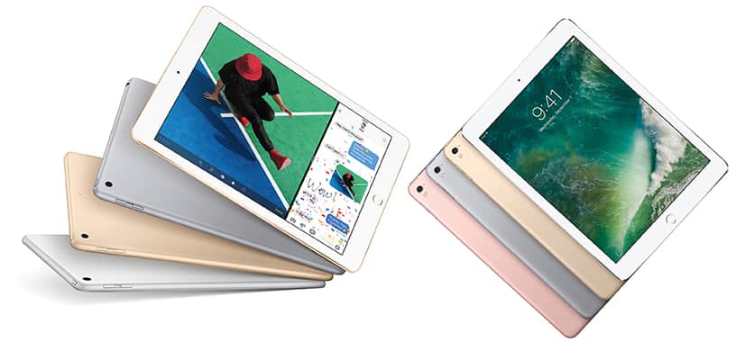 The new iPad (left) and 9.7-inch iPad Pro (right) are more alike than different.