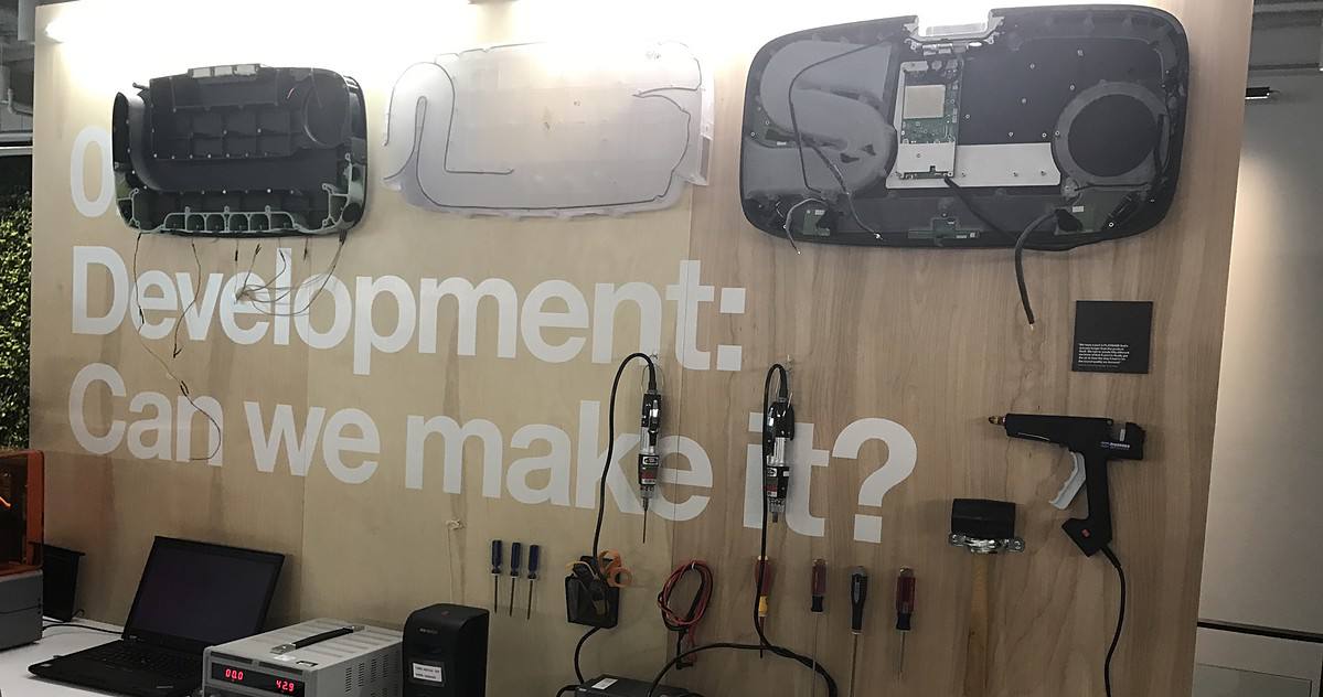 The Sonos PLAYBAR’s internal development bench, saying “Development: can we make it?