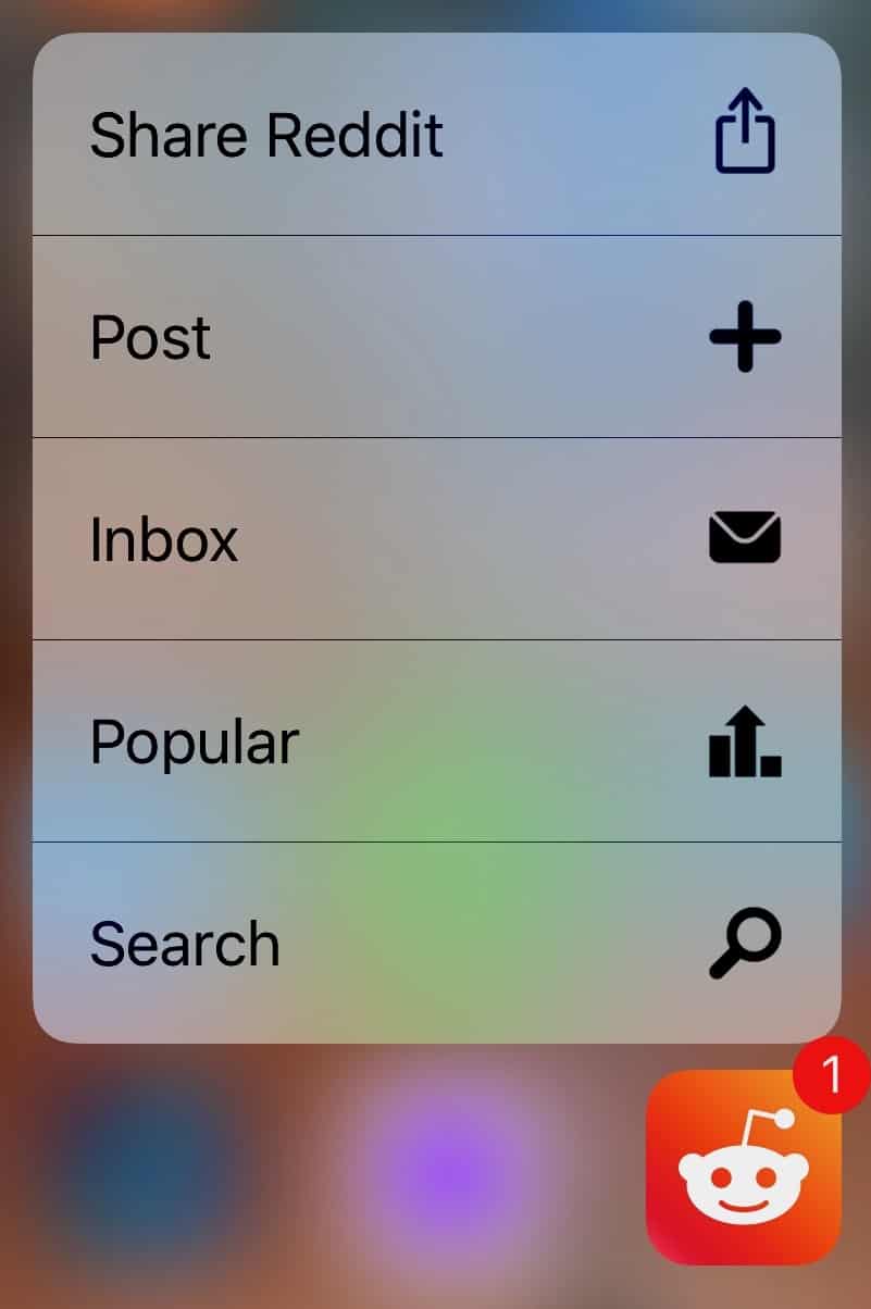 3D Touch app example