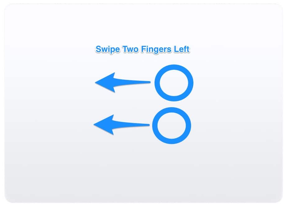Mac Trackpad Preferences - Back a Page