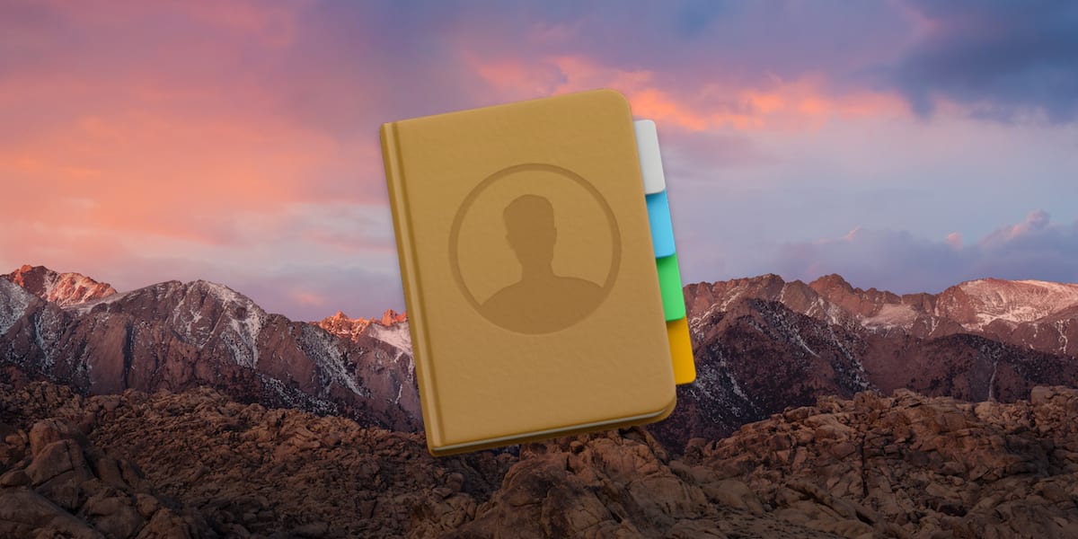 macOS: Linking Contact Cards Together