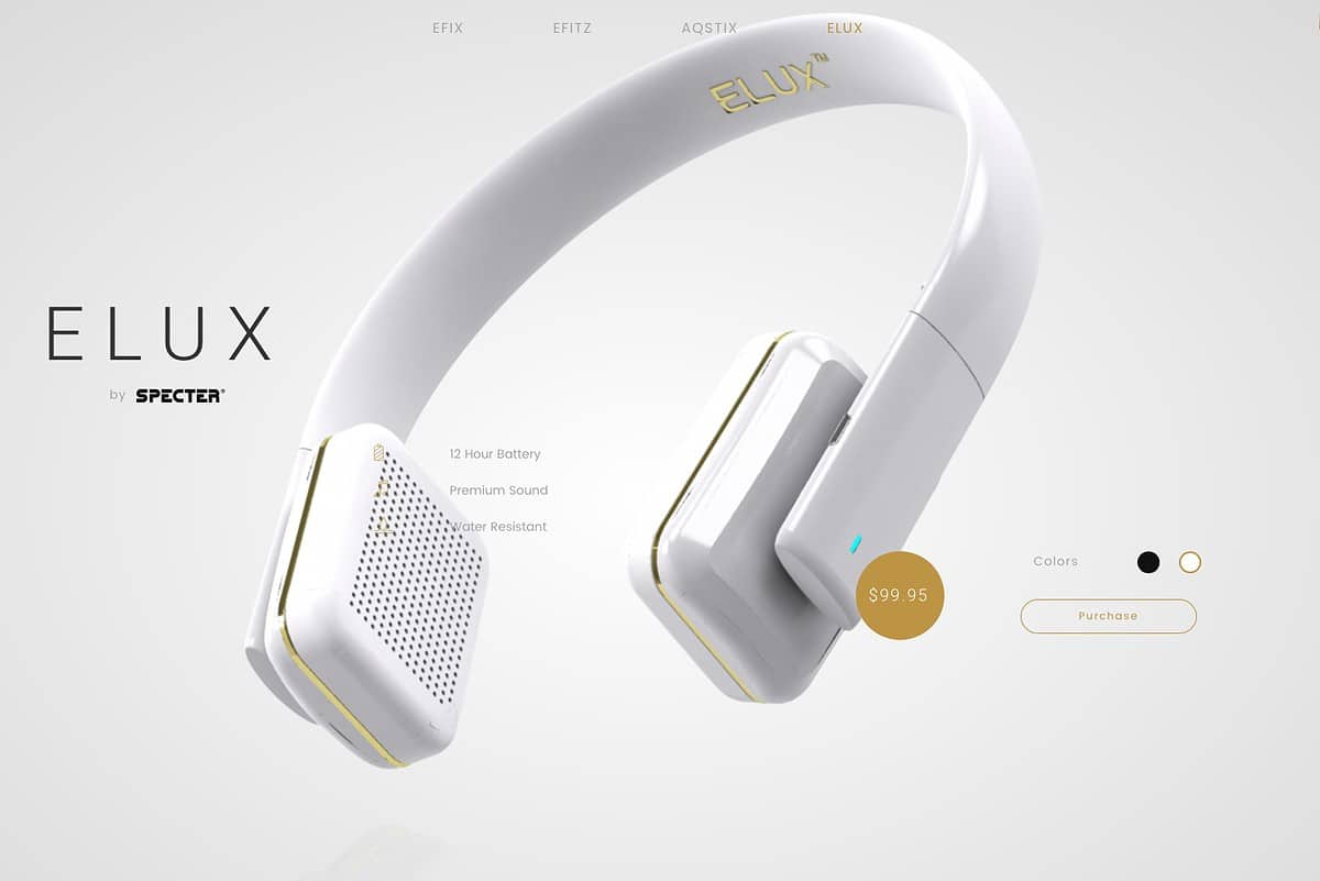 ELUX by Specter Wireless look good; sound good; and are quite comfortable. 