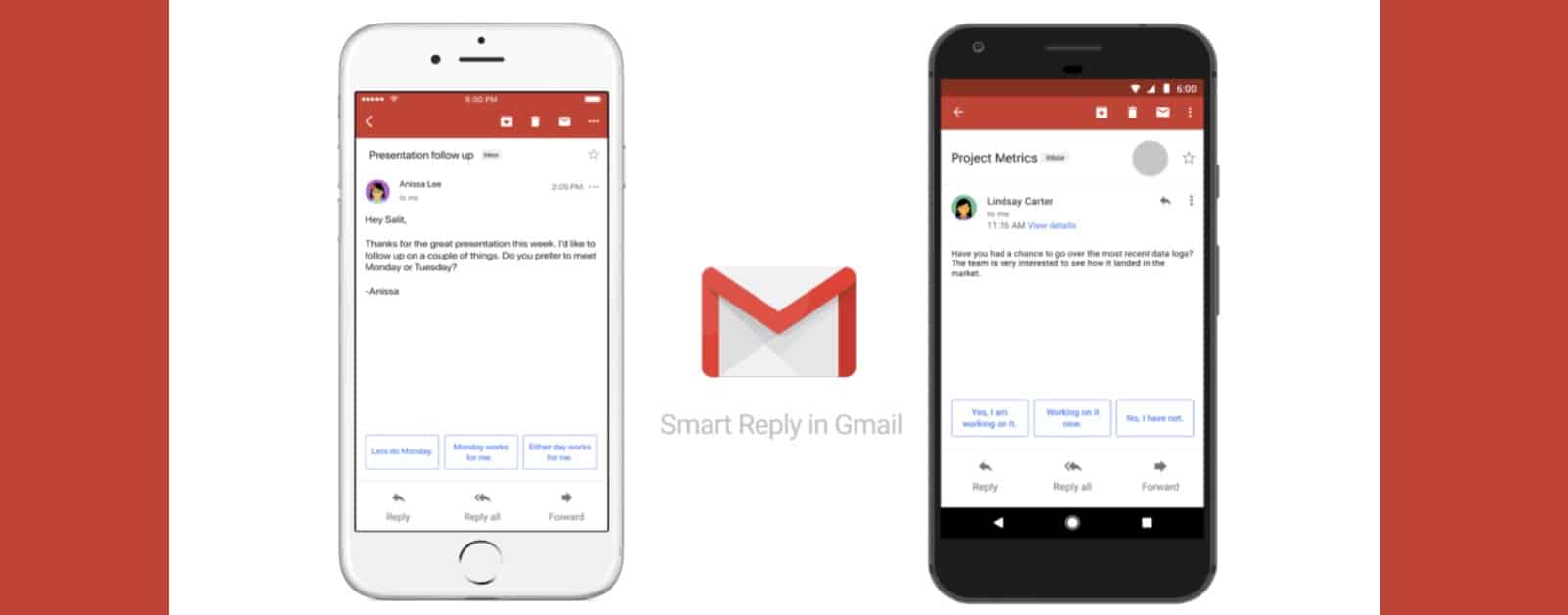 Gmail Smart Reply Comes to iOS