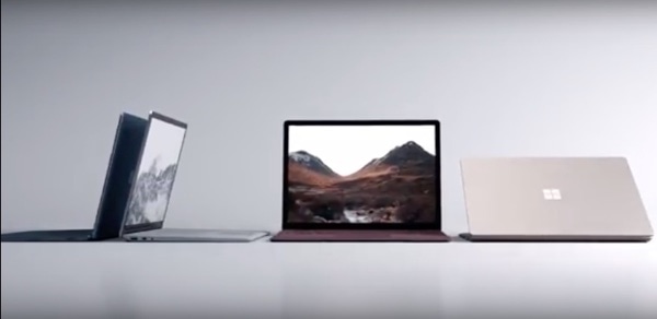 The new Microsoft Surface Laptop.