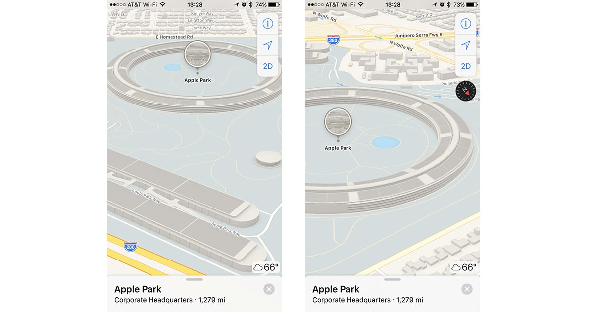 Apple Maps Adds 3D View for Apple Park Campus