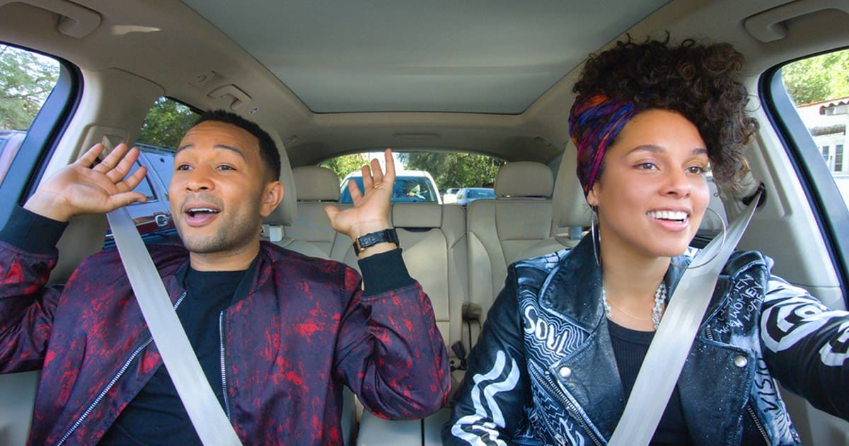 John Legend and Alicia Keys in Carpool Karaoke