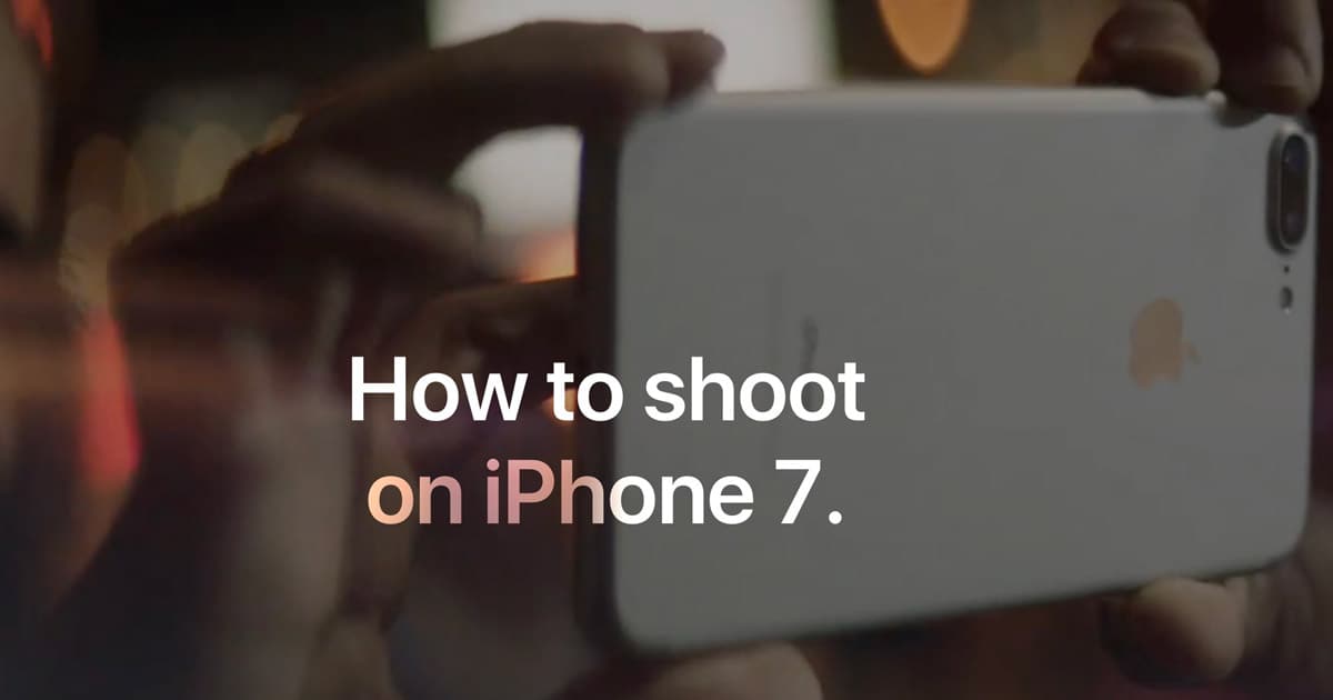 Apple Launches 16 ‘Shoot with iPhone’ Videos on Dedicated Website