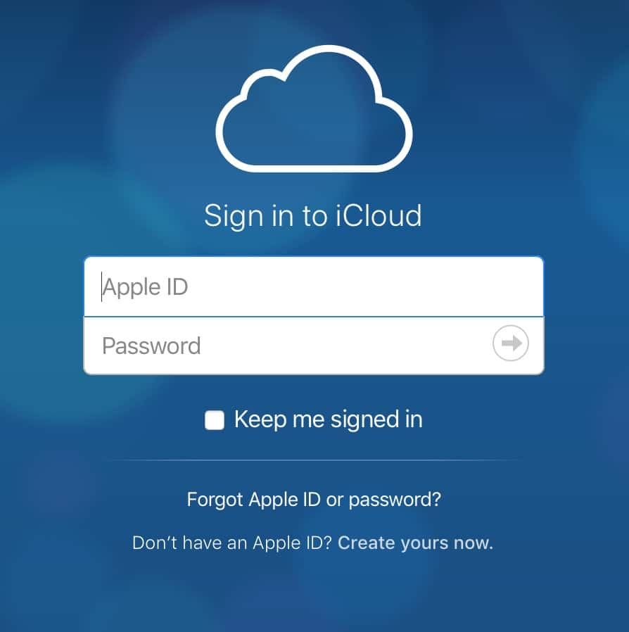 Log in to iCloud in a Web browser to upload files to your iCloud drive from any computer