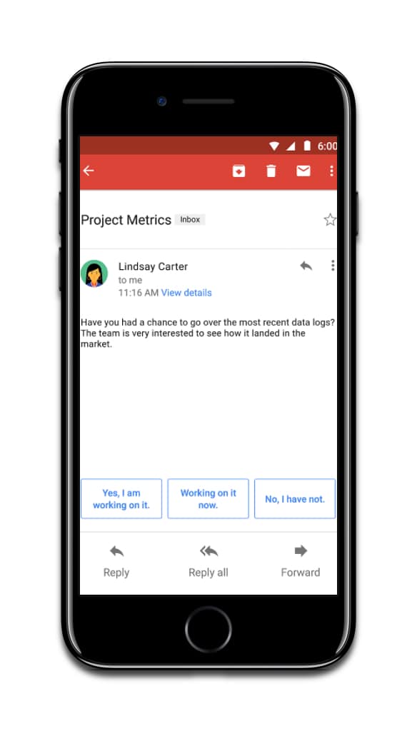 Email app developers can scan your Gmail, pictured here.
