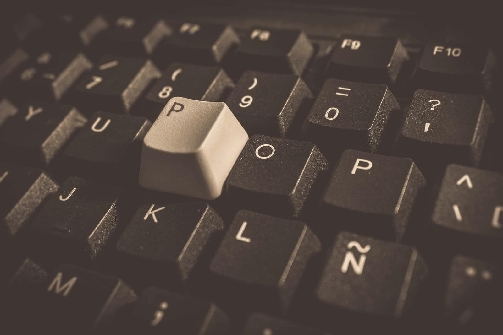 Stock image of keyboard. Conexant keylogger notwithstanding.