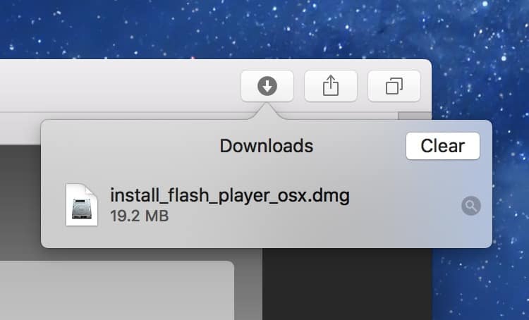 Downloading Flash from Adobe's website gives you an installer to run on your Mac