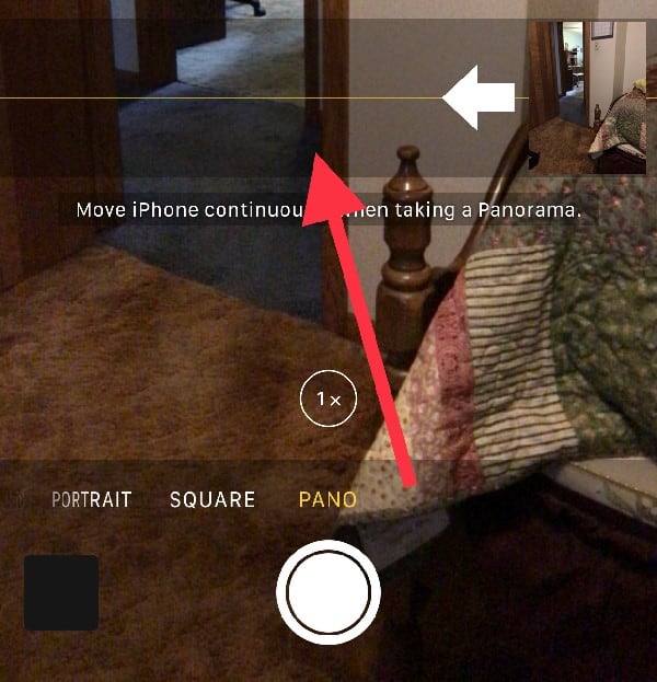 Reverse panorama direction in the Camera app - hidden iOS 10 features
