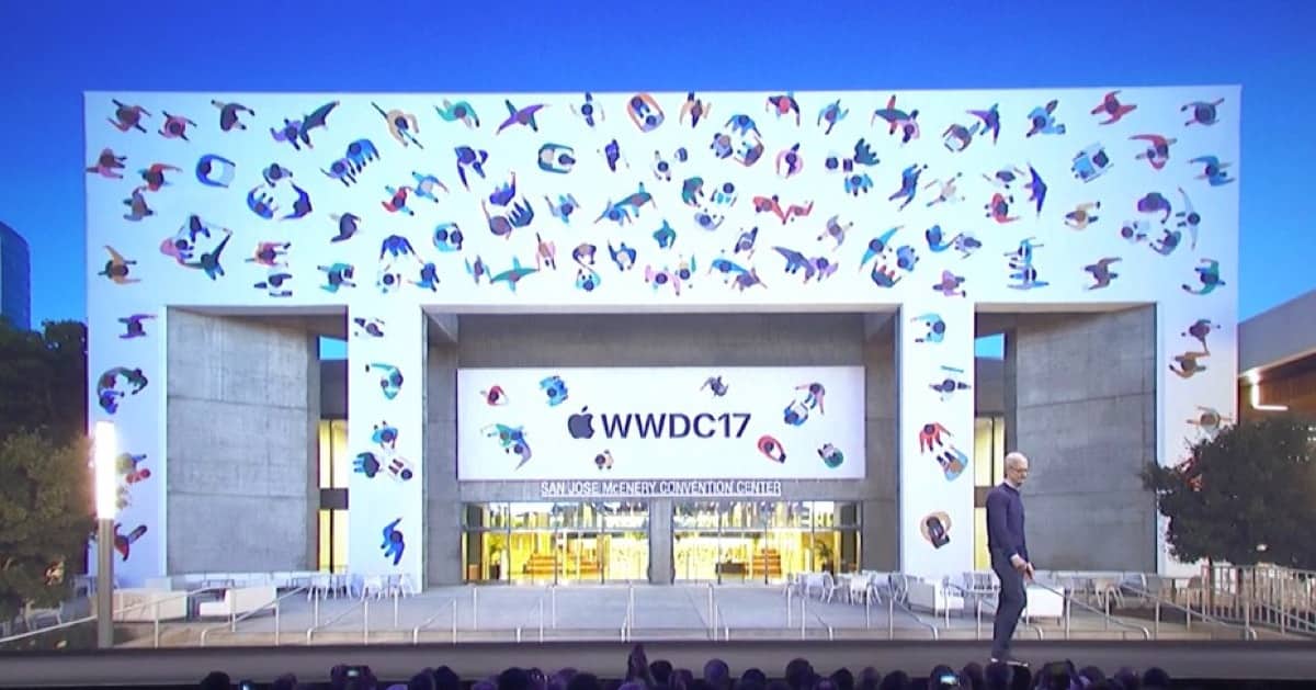 Tim Cook launches WWDC 2017.