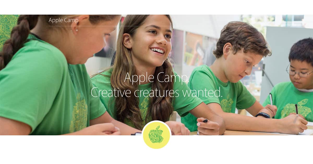 Apple Opens Registration for Apple Camp and Today at Apple Kids Hour