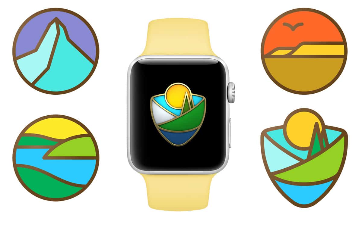 apple national parks watch stickers