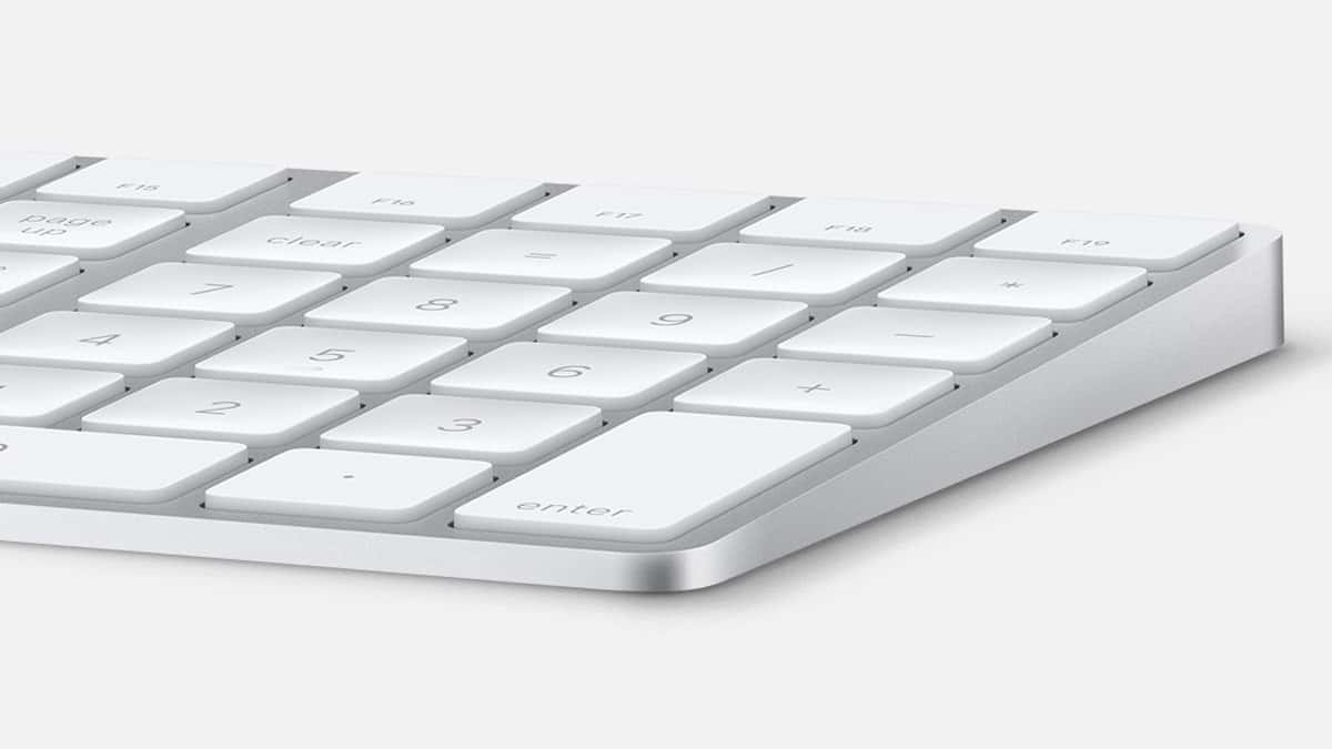 apple keyboard with numeric keypad