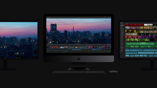 iMac Pro with extra displays.