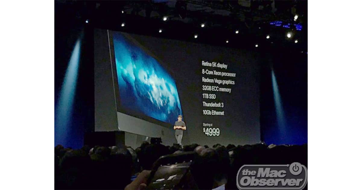 Apple updated iMac and MacBook series with latest platforms; introduces iMac Pro