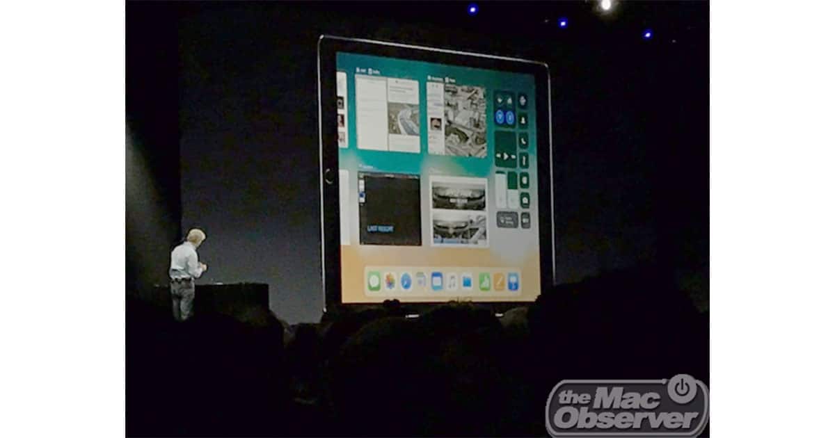 iOS 11 includes iPad-specific features at WWDC 2017