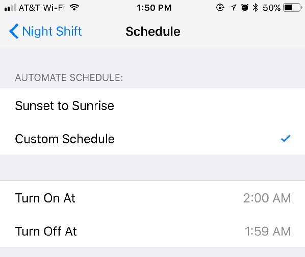 How to Use the iPhone's Night Shift Mode