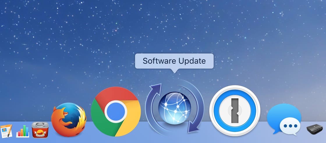 macOS Software Update Dock Icon